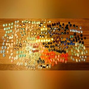 350+ large full false nails accent nails